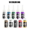 5ml tinta de tatuagem prática pigmento de tatuagem tinta de tatuagem para equipamento de tatuagem completo ferramentas de tatuagem atacado