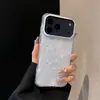 Adequado para Apple 17 Padrão Concha Suporte Capa de Celular Fashion Borda Arredondada 2 Bordas com Strass 15Plus Capa Protetora Nova 16