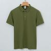 Polo Deportivo Profesional de Gama Alta Absorción de Humedad Secado Rápido No Necesita Planchado Cuello de Camisa Camiseta de Manga Corta Antibacterial Fresca Camisa Polo para Hombre