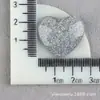 Funda de Teléfono con Forma de Corazón Accesorios de Resina Pegamento Crema Corazón Imán para Nevera DIY Accesorios para Zuecos Parche Brillante Materiales
