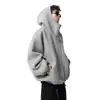 Cardigã Americano Pesado Moletom para Homens Outono High Street Versátil Solto Casaco de Casal Marca de Tendência Top Retrô Casual