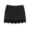 ZA Ropa de Mujer de Comercio Exterior Transfronterizo Europa AliExpress Venta Caliente Dobladillo de Encaje Patchwork Pantalones Falda con Temperamento