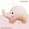 Globos de Papel Aluminio Mate con Dibujos de Animales en Forma de Oso, Elefante, Cordero, Conejo y Ponis para Fiestas de Cumpleaños Infantiles