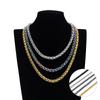 Collar de Canasta de Flores de Acero de Titanio que no se Desvanece para Hombre Cadena de Suéter Europea y Americana de Acero Inoxidable Collar Grueso de Quilla Hip-Hop Pareja Mujer