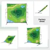 Directamente del fabricante, tapete de práctica de chipping de golf con ángulo ajustable, adecuado para la práctica de chipping de golf en interiores y exteriores