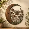 Decoração de Parede Lua Crescente Abelha Transfronteiriça