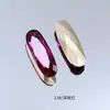 Strass Baguete com Base Prateada 7*21mm, Acessório Decorativo de Strass de Vidro K9 de Alta Qualidade, Cristal Dongzhou, Formato Oval Longo