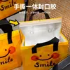 Bolsas personalizadas para entrega de comida para catering, milk tea e churrasco, bolsas térmicas de tecido não tecido, bolsas tote de folha de alumínio espessada com impressão de logotipo