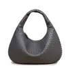 Bolso Hobo Tejido Hecho a Mano de Gama Alta, Bolso de Hombro Clásico Versátil de Gran Capacidad, Bolso de Luna Creciente, Bolso de Hombro Dumpling