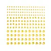 172 piezas de pegatinas de maquillaje de escenario de 346 mm, pegatinas faciales de diamantes brillantes, maquillaje de lágrimas, pegatinas de cejas de diamantes para actuaciones infantiles