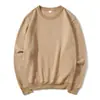 Comercio Exterior Europeo y Americano Sudaderas Casuales Deportivas para Hombre y Mujer Pulóveres Hip-Hop Tops de Terciopelo de Manga Larga de Color Sólido Venta al por Mayor