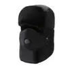 Gorro de invierno para hombres de mediana edad y mayores, un sombrero exterior cálido con forro de polar, adecuado para esquiar y proteger los oídos del frío, un sombrero de algodón