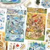 Adesivos Casuais de Paisagem de Alta Qualidade Série Minha Casinha 17 Decoração Divertida para Diário Adesivos de Cena
