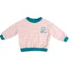 Camiseta 2026 para Niñas Tops para Niños Pequeños Nueva Camisa Base de Primavera y Otoño Sudadera Delgada a Rayas para Bebés Niñas