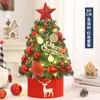 Decoración Navideña de Amazon 45cm60cm Árbol de Navidad Árbol de PVC Adornos de Escritorio Mini Árbol de Navidad Paquete