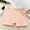 Pantalones de abajo para niños Pantalones de seguridad Verano Delgados Shorts de Modal Niña Pequeña Anti-luz Pantalones de seguridad para niñas