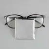 Paño de Limpieza para Computadora Empaquetado Individualmente de una Sola Pieza, Paño Gris de Fibra Ultra Fina, Paño de Limpieza para Lentes de Tamaño Grande de 12 cm