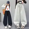 Pantalones Anchos de Moda para Niñas Primavera y Otoño 2026 Nuevos Pantalones Casuales a la Moda para Niñas Mayores