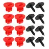 20 Piezas surtidas Fu Tefox capó de motor de coche protector de motor hebilla sujetador remache