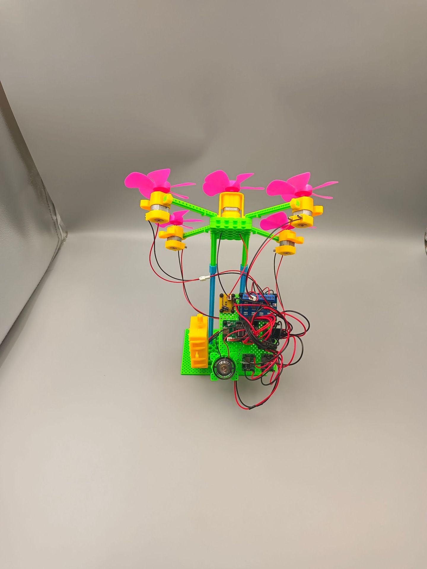 五五花扇组装图3