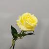 Flor Artificial Rosa Cruzada Decoração de Casamento Rosa Única de Seda Flor Artificial Rosa de Alto Padrão Aparência Realista Atacado do Fabricante