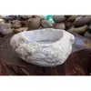 Macetas Pequeñas de Inspiración Zen, Macetas de Piedra, Macetas para Suculentas, Macetas para Juncos, Macetas para Hierba del Dinero, Macetas de Piedra Natural para Acuarios, Macetas Creativas para Narcisos
