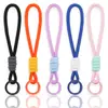 Lanyard para Teléfono Popular Creativo Simple Portatarjetas de Muñeco Tablero para Tarjeta de Embarque Llavero para Mochila Cuerda Trenzada Colorida Accesorio Colgante