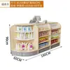 Mostrador de Caja de Supermercado Vitrina de Esquina Estante de Pago de Tienda Mostrador Frontal de Tienda para Madres y Bebés Farmacia Mostrador de Tienda de Papelería Barra de Mostrador