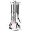 Espátula de acero inoxidable, espátula para batir huevos, espátula de cocina para freír, colador para cocinar, juego de utensilios de cocina