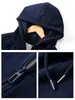 Chamarra sudadera azul marino para mujer, nuevo estilo primavera y otoño, top holgado, estilo coreano, look casual y relajado, sudadera con capucha casual