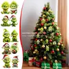 Decoraciones Navideñas Adornos Colgantes para Coche Nuevo Producto Juego de Ocho de Green Cross-Border, Árbol de Navidad de Dibujos Animados para Bebé para Decoración del Hogar