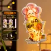 Linternas Luminosas de Dibujos Animados Seleccionadas Cuidadosamente para el Festival de Mediados de Otoño Linternas de Conejito Lindas Kits de Materiales para Manualidades DIY Infantiles para Productos de Puesto