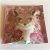 Bolsa de Embalaje Compuesta de Plástico Recubierto de Aluminio para Té Negro Sello a Tres Lados Bolsa Pequeña Cuadrada para Té Negro Rosa Té de Flores con Impresión a Color