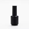 Botella Nueva de Esmalte de Uñas de 15ml con Pincel Negra Blanca Vidrio Vacío Pegamento para Uñas Botella Redonda Fabricante de Fuente de Punto