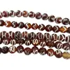 Pulsera Collar con Cuentas, Cuentas de Buda, Ágata Roja Natural del Tíbet, Cuentas Dzi, Cuentas Redondas, Cuentas Sueltas