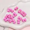 15x11mm Acrílico Fresco Lazo Cuentas de Agujero Grande Accesorios Pulsera Collar DIY Hecho a Mano Material para Joyería