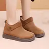 Botas de Nieve Nuevas de Invierno para Mujer, Botas de Invierno, Botas de Algodón, Zapatos de Algodón para Mujer, Zapatos Calentitos sin Cordones para Damas, con Forro Espeso y Felpa Añadida
