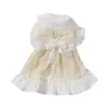 Ropa para Mascotas Verano Transpirable Vestido de Cuadros Perla Perros Pequeños y Medianos Gato Teddy y Perro Ropa Fábrica Venta al por Mayor