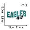 Los parches de lentejuelas con temática de equipo de la Liga de Fútbol Americano NFL son adecuados para la decoración DIY de ropa y bolsos.