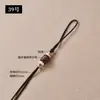 Atacado corda de celular tecida à mão diy corda de corrente de celular estilo chinês semi-acabada acessório chaveiro pingente corda