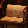 Cojín para Respaldo de Silla de Palosanto Estilo Chino, Cojín Integrado de Asiento y Respaldo para Silla de Té, Sillón, Cojín de Soporte Lumbar, Soporte Engrosado para Cintura