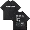 Camisetas Vintage Lavadas Old Skeleton Gym Pump Cover para Hombre Ove