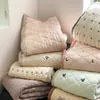 Colcha Coreana de Algodón Puro de Diez Capas para Todas las Estaciones sin Funda, Colcha Lavable a Máquina para Primavera y Otoño, Suave y Amigable con la Piel para Dormir Desnudo, Colcha de Gasa de Algodón para Invierno