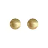 Pendientes de semicírculo hueco cepillado esmerilado nicho sexo viento frío pendientes mate alta gama moda temperamento pendientes