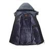 Outono e inverno roupas de tamanho grande Rush masculino ao ar livre marca da moda jaqueta à prova de vento feminino inverno forrado de lã engrossado impermeável terno de montanhismo masculino