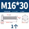 Tornillos de Acero Inoxidable 316L Dorado Súper A4-80 Rosca Completa Hexagonales Externos Pernos Hexagonales Externos M6M8M10M12M16M20