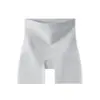 Pantalones Cortos de Seguridad de Seda de Hielo con Control de Abdomen, Tres en Uno, para Adelgazar el Vientre, Adecuados para Fotos de Boda, Anti-Exposición, Pantalones Cortos de Seguridad con Refuerzo de Algodón Puro