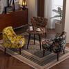 Sofá individual retro americano, informal, de tela, estilo tigre, para dormitorio, balcón, sala de estar, Internet, popular, combinación de sofás y sillones