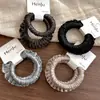 Goma para el pelo plisada de alta elasticidad estilo coreano para mujer, simple, suave y delicada con el cabello, elegante banda para el pelo