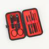 Conjunto de ferramentas de nail art de 7 peças em ouro rosa conjunto completo de cortadores de unhas cortadores de unhas multiuso